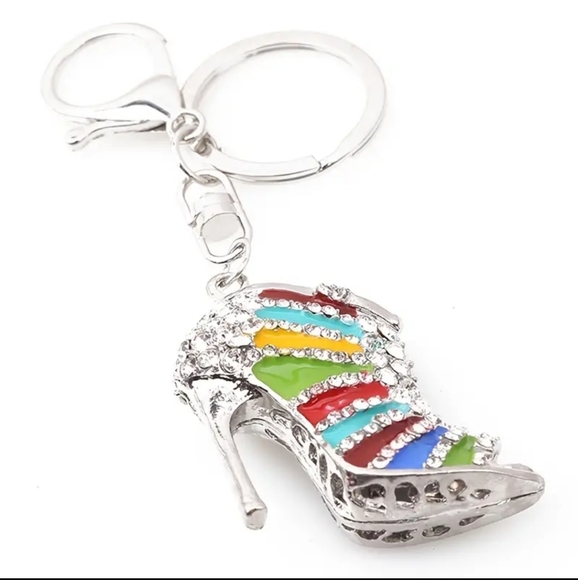 Multi Rhinestone High Heel 👠 NWT - Picture 2 of 7